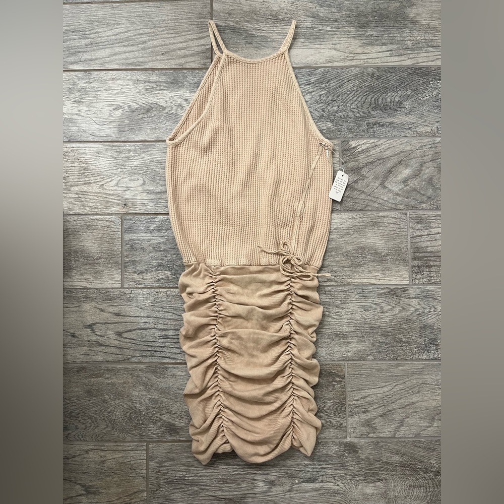 NWT Free people ruched dress